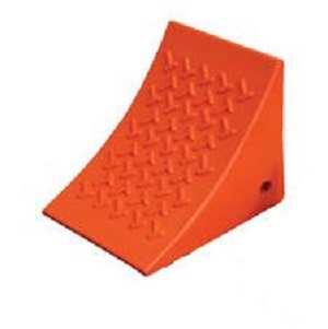Molded Urethane Wheel Chock 14.5"W x 14.5"H x17"D